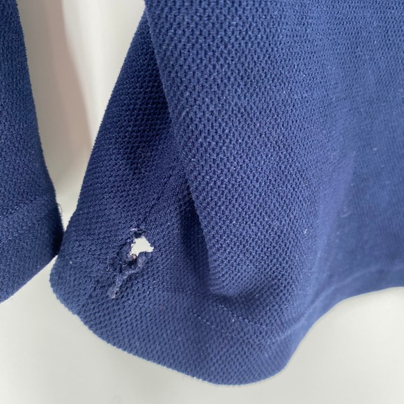 The North Face Large Navy Blue 1/4 Zip Long‎ Sleeve Pullover Sweater - Picture 6 of 6